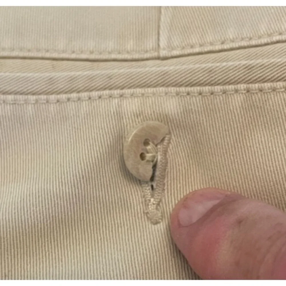 VTG Polo by Ralph Lauren Men's Suffield‎ Pants 38x32 (Real 38x29) Ivory Cotton
